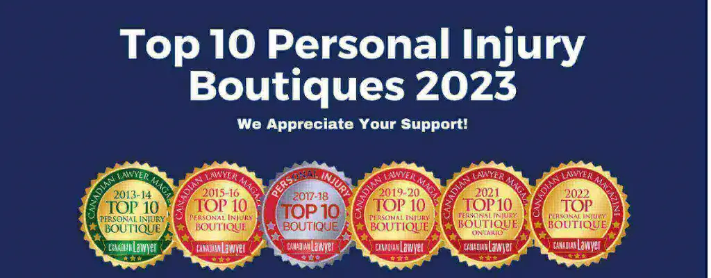 Top 10 Personal Injury Boutique 2023 Vote Gluckstein Lawyers