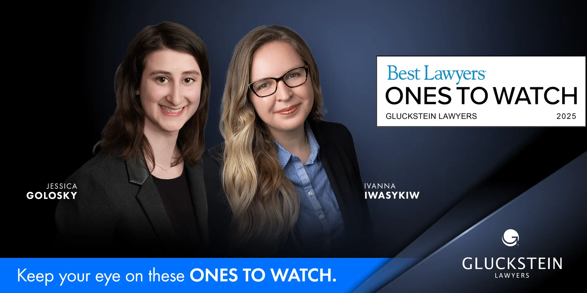 Gluckstein Lawyers is excited to highlight two of our rising stars who have been named as Ones To Watch in Canada™