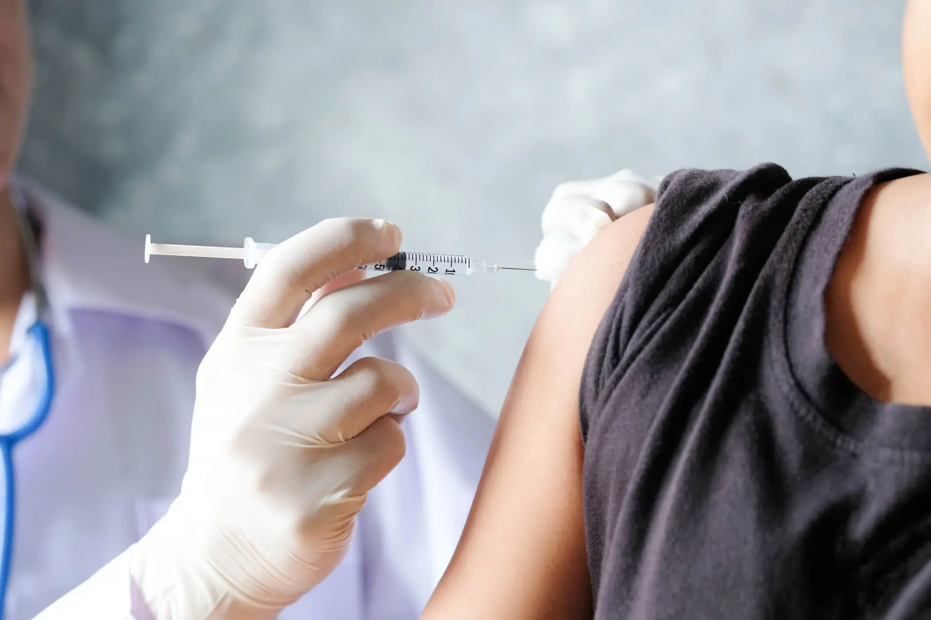 a woman receives a Depo-Provera birth control injection