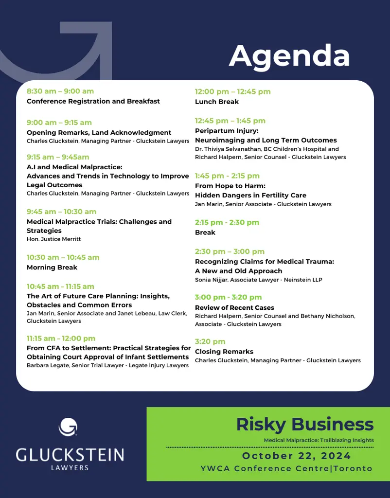 risky business medical malpractice conference agenda