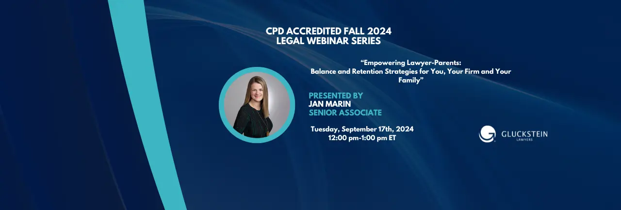 free legal webinar series - presentation from jan marin on empowering lawyer-parents